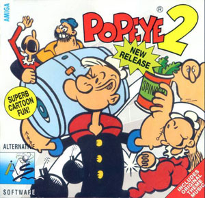 Carátula del juego Popeye 2 (AMIGA)