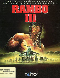 Carátula del juego Rambo III (AMIGA)