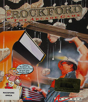Carátula del juego Rockford The Arcade Game (AMIGA)
