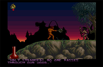 Pantallazo del juego online Shadow of the Beast II (AMIGA)