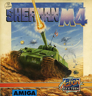 Carátula del juego Sherman M4 (AMIGA)