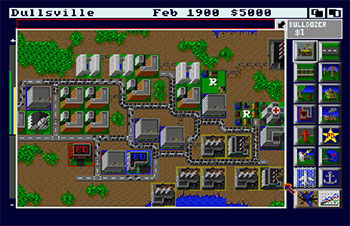 Pantallazo del juego online SimCity (AMIGA)