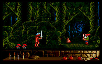 Pantallazo del juego online Sir Fred The Legend (AMIGA)