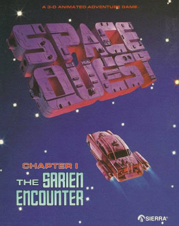 Carátula del juego Space Quest Chapter I - The Sarien Encounter (AMIGA)