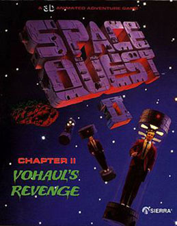 Carátula del juego Space Quest II Chapter II - Vohaul's Revenge (AMIGA)