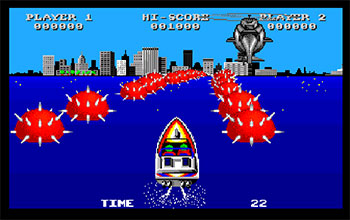 Pantallazo del juego online Speedboat Assassins (AMIGA)