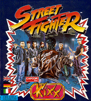 Carátula del juego Street Fighter (AMIGA)