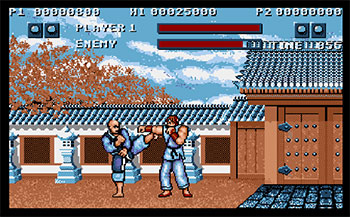 Pantallazo del juego online Street Fighter (AMIGA)