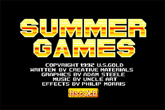 Carátula del juego Summer Games (AMIGA)