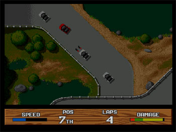 Pantallazo del juego online Super Cars II (AMIGA)