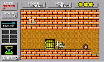 Pantallazo del juego online Super Wonder Boy in Monster Land (AMIGA)