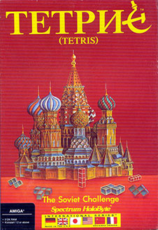 Carátula del juego Tetris The Soviet Challenge (AMIGA)