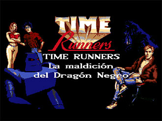 Carátula del juego Time Runners 21 La Maldicion del Dragon Negro (AMIGA)
