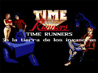 Carátula del juego Time Runners 07 En la Tierra de los Invasores (AMIGA)