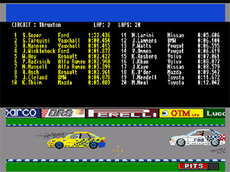 Pantallazo del juego online Touring Car Challenge (AMIGA)