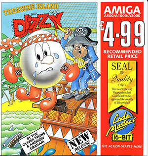 Juego online Treasure Island Dizzy (AMIGA)