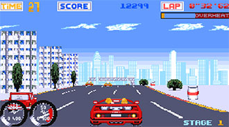 Pantallazo del juego online Turbo Out Run (AMIGA)