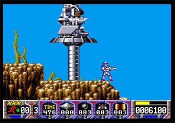 Pantallazo del juego online Turrican (AMIGA)