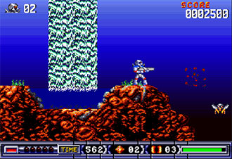 Pantallazo del juego online Turrican II The Final Fight (AMIGA)