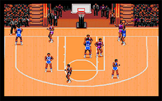 Pantallazo del juego online TV Sports Basketball (AMIGA)