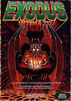 Carátula del juego Ultima III Exodus (AMIGA)