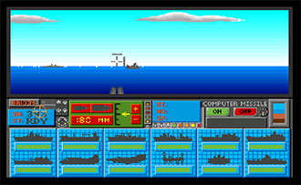 Pantallazo del juego online U.S.S. John Young A Naval Warship Simulation (AMIGA)