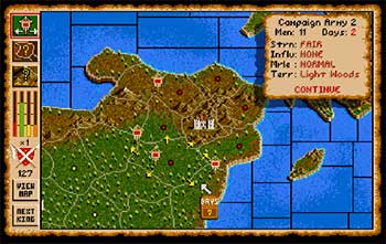 Pantallazo del juego online Vikings Fields of Conquest - Kingdoms of England II (AMIGA)