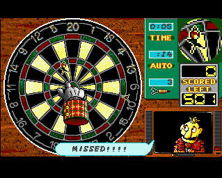 Pantallazo del juego online Wacky Darts (AMIGA)