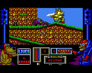 Pantallazo del juego online Wacky Races (AMIGA)