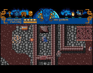 Pantallazo del juego online Warlock The Avenger (AMIGA)