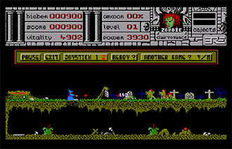 Pantallazo del juego online Warlock's Quest (AMIGA)