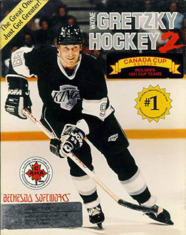 Carátula del juego Wayne Gretzky Hockey 2 (AMIGA)