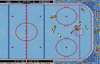 Pantallazo del juego online Wayne Gretzky Hockey 2 (AMIGA)