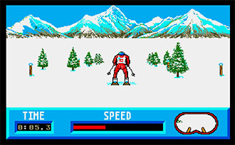 Pantallazo del juego online Winter Olympiad 88 (AMIGA)