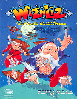 Carátula del juego Wiz 'n' Liz (AMIGA)