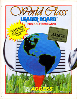 Carátula del juego World Class Leader Board (AMIGA)