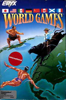 Carátula del juego World Games (AMIGA)