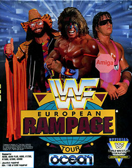 Carátula del juego WWF European Rampage Tour (AMIGA)