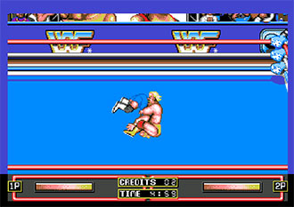 Pantallazo del juego online WWF Wrestlemania (AMIGA)