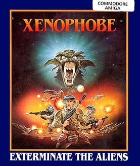 Carátula del juego Xenophobe (AMIGA)