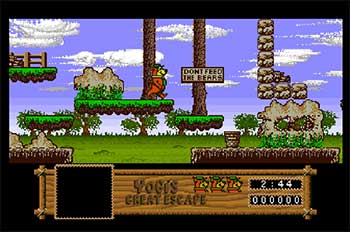 Pantallazo del juego online Yogi's Great Escape (AMIGA)