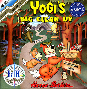 Carátula del juego Yogi's Big Clean Up (AMIGA)