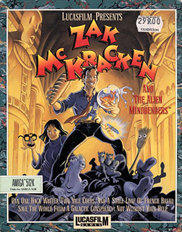 Carátula del juego Zak McKracken and the Alien Mindbenders (AMIGA)