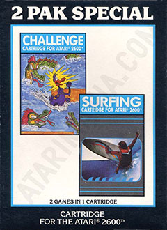 Juego online 2 Pak Special: Challenge & Surfing (Atari 2600)