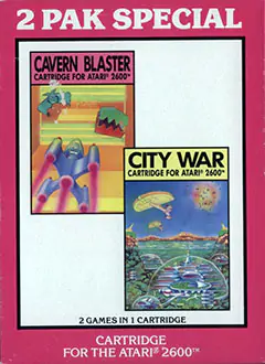 Portada de la descarga de 2 Pak Special: Cavern Blaster & City War