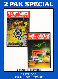 Juego online 2 Pak Special: Planet Patrol & Wall Defender (Atari 2600)