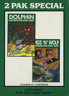 Juego online 2 Pak Special: Dolphin & Pigs 'N Wolf (2600) Juego online 2 Pak Special: Dolphin & Pigs 'N Wolf (2600)