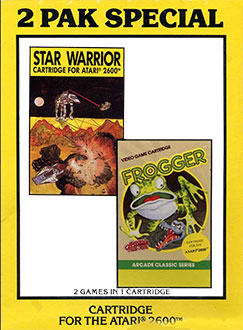 Juego online 2 Pak Special: Star Warrior & Frogger (Atari 2600)