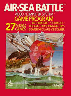 Carátula del juego Air-Sea Battle (Atari 2600)