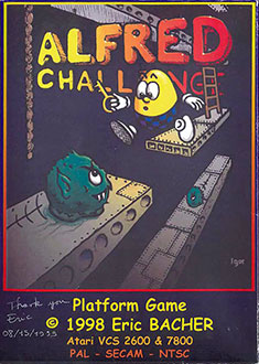 Carátula del juego Alfred Challenge (Atari 2600)